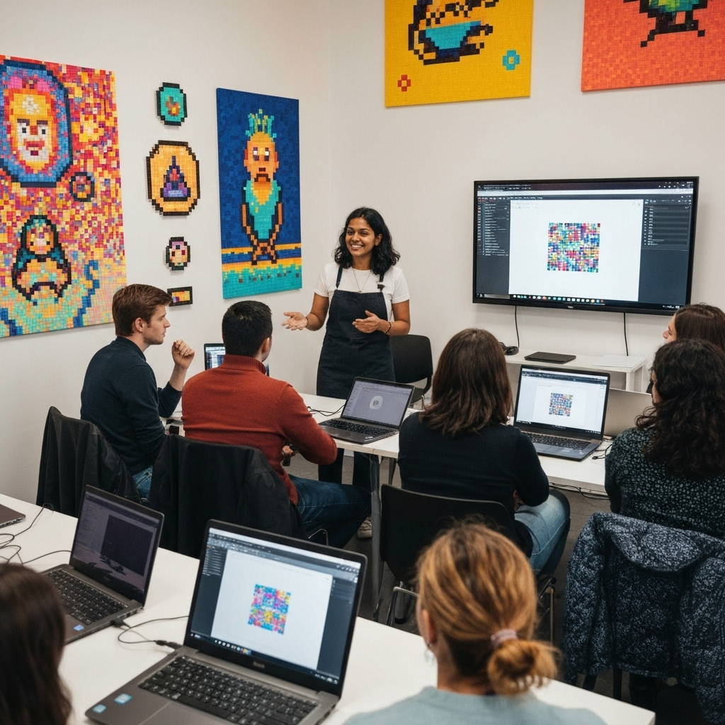 PixelHood Madrid workshop